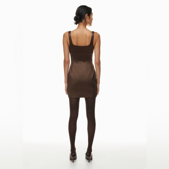 Ten by Babaton- Aritzia Mocha Curve Hugging Premiere Dress, 4 - Picture 3 of 14